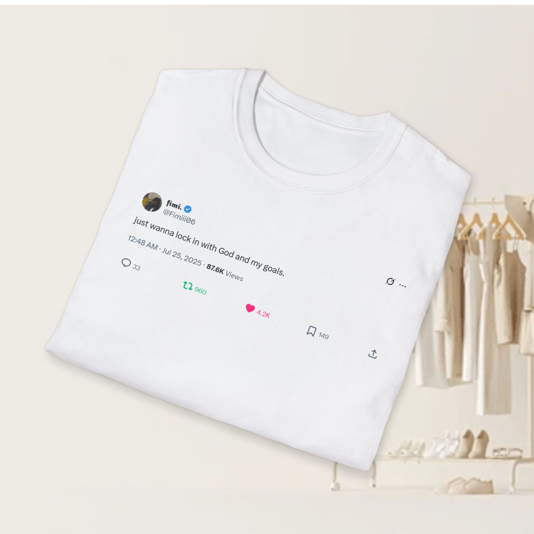 "Lock In" Tweet Tee by @Fimiii06