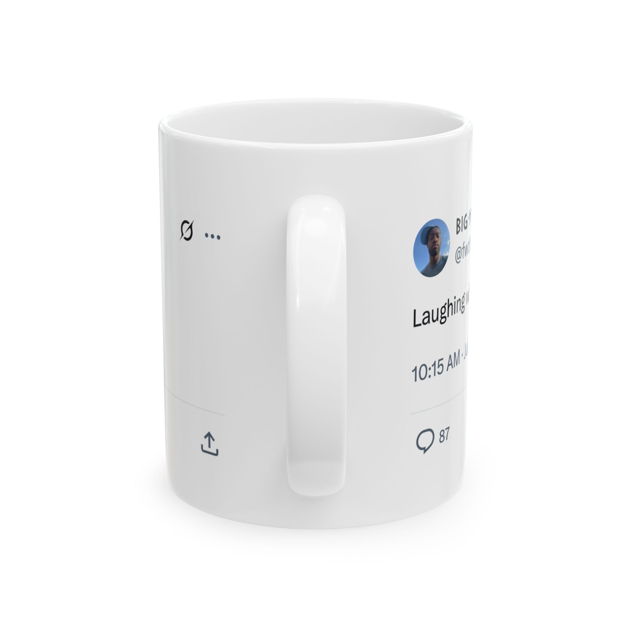 "Laughing with Your Mom" Mug - @fwtimini