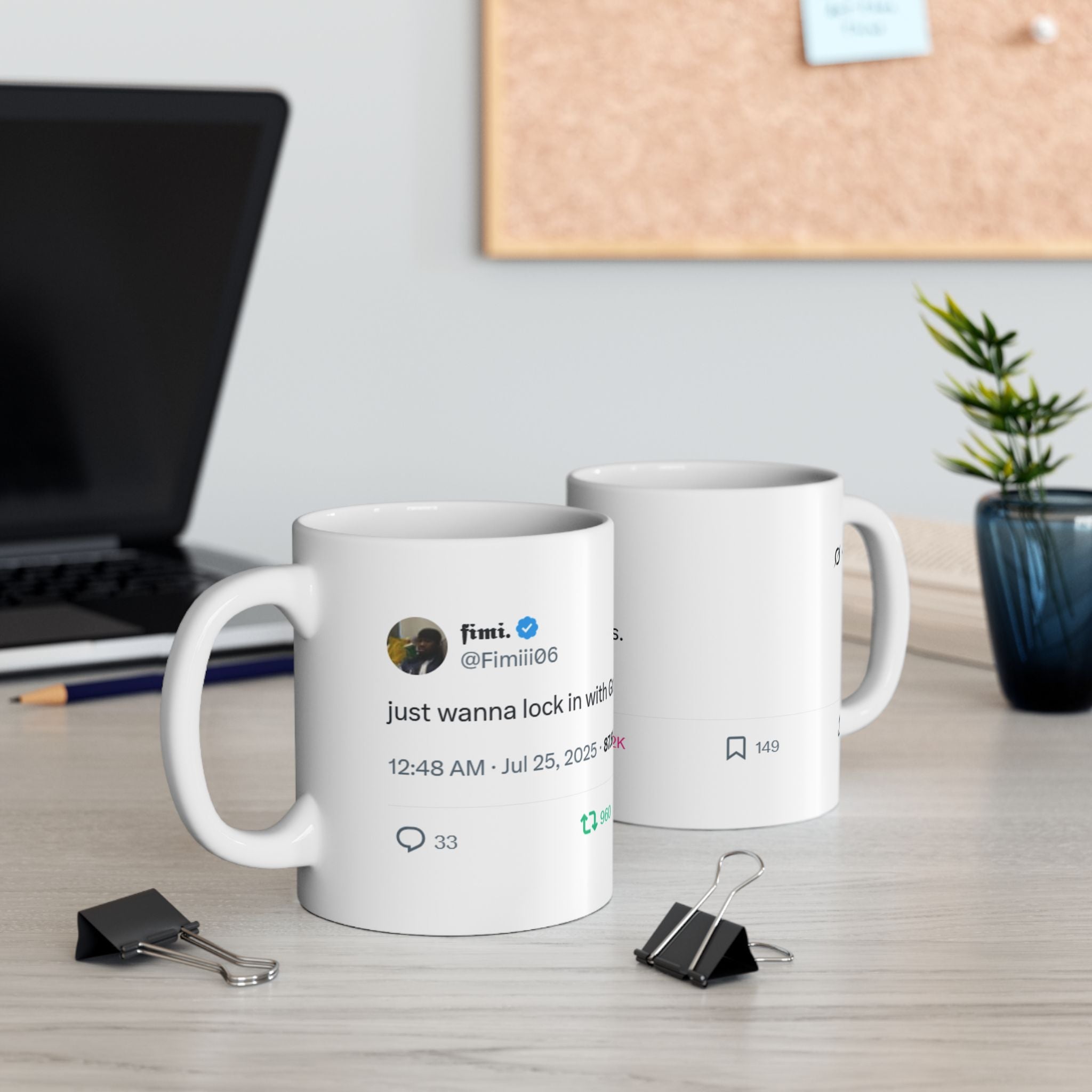 "Lock In" Tweet Mug