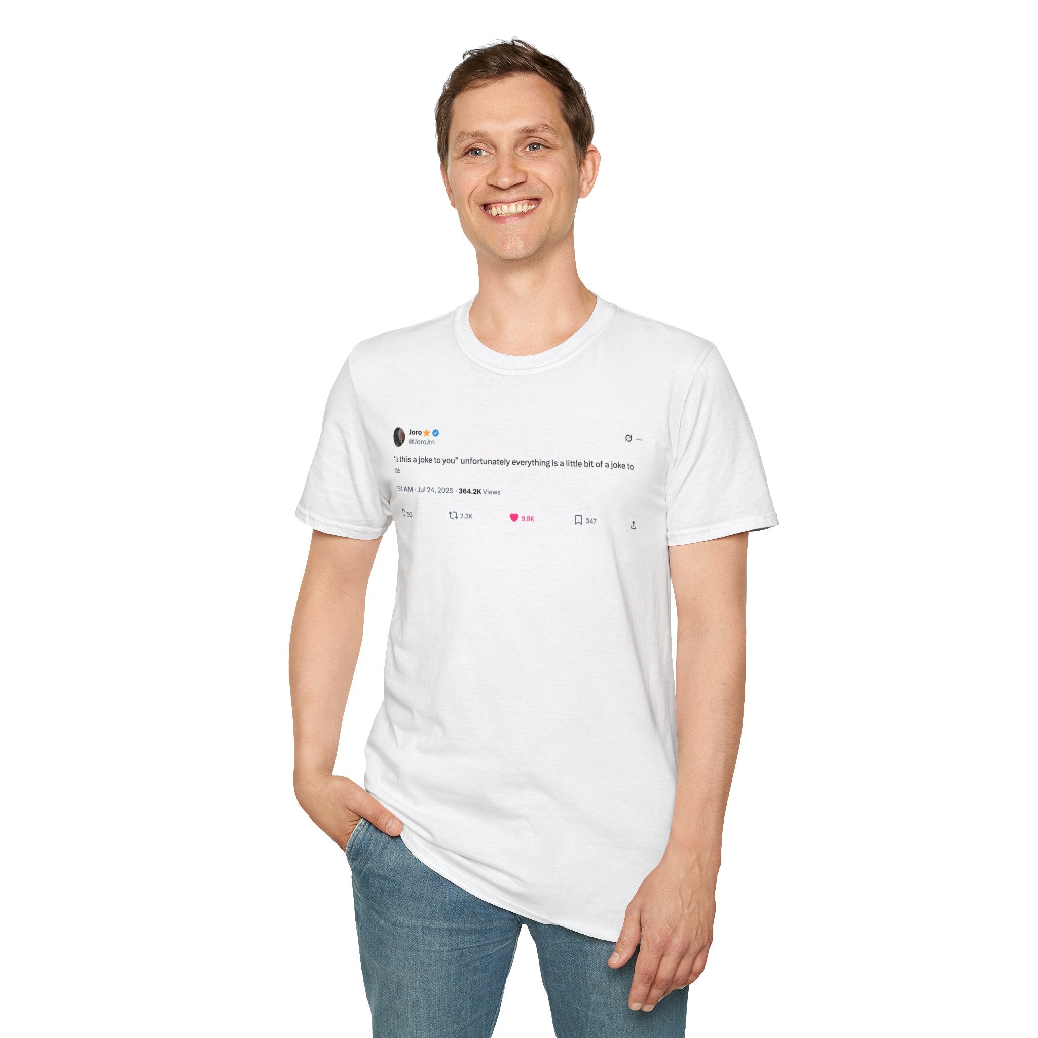 JoroJrn "Is This a Joke?" Tweet Tee