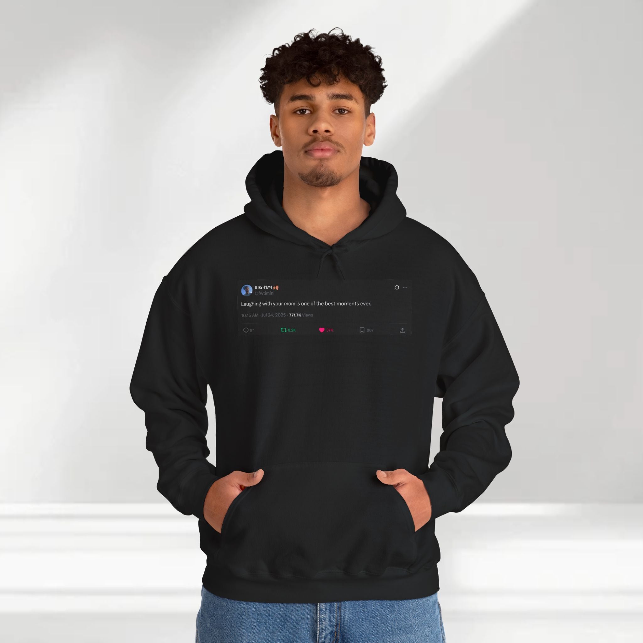 "Laughing with Your Mom" Hoodie – A Heartfelt Reminder
