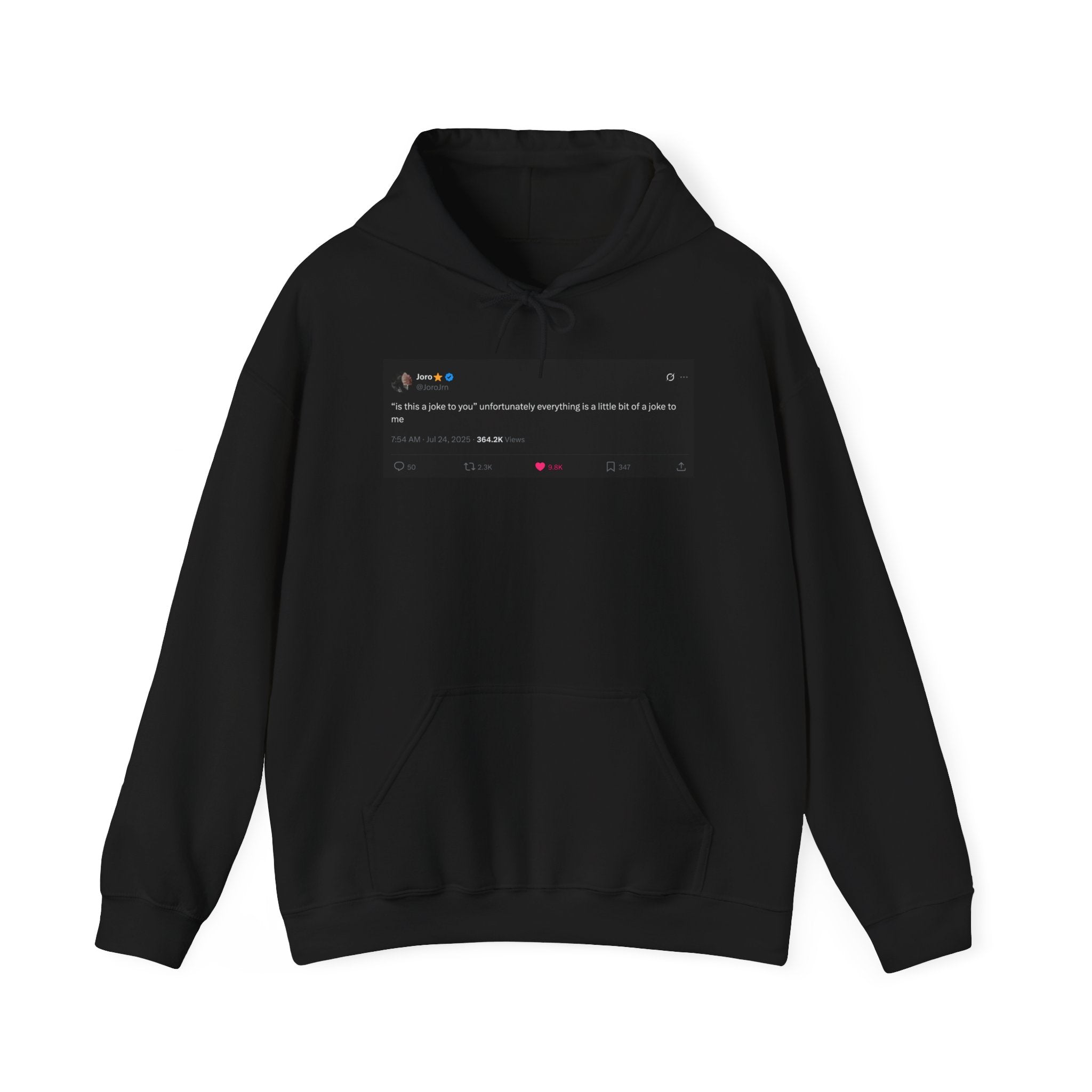 JoroJrn "Is This a Joke?" Tweet Hoodie