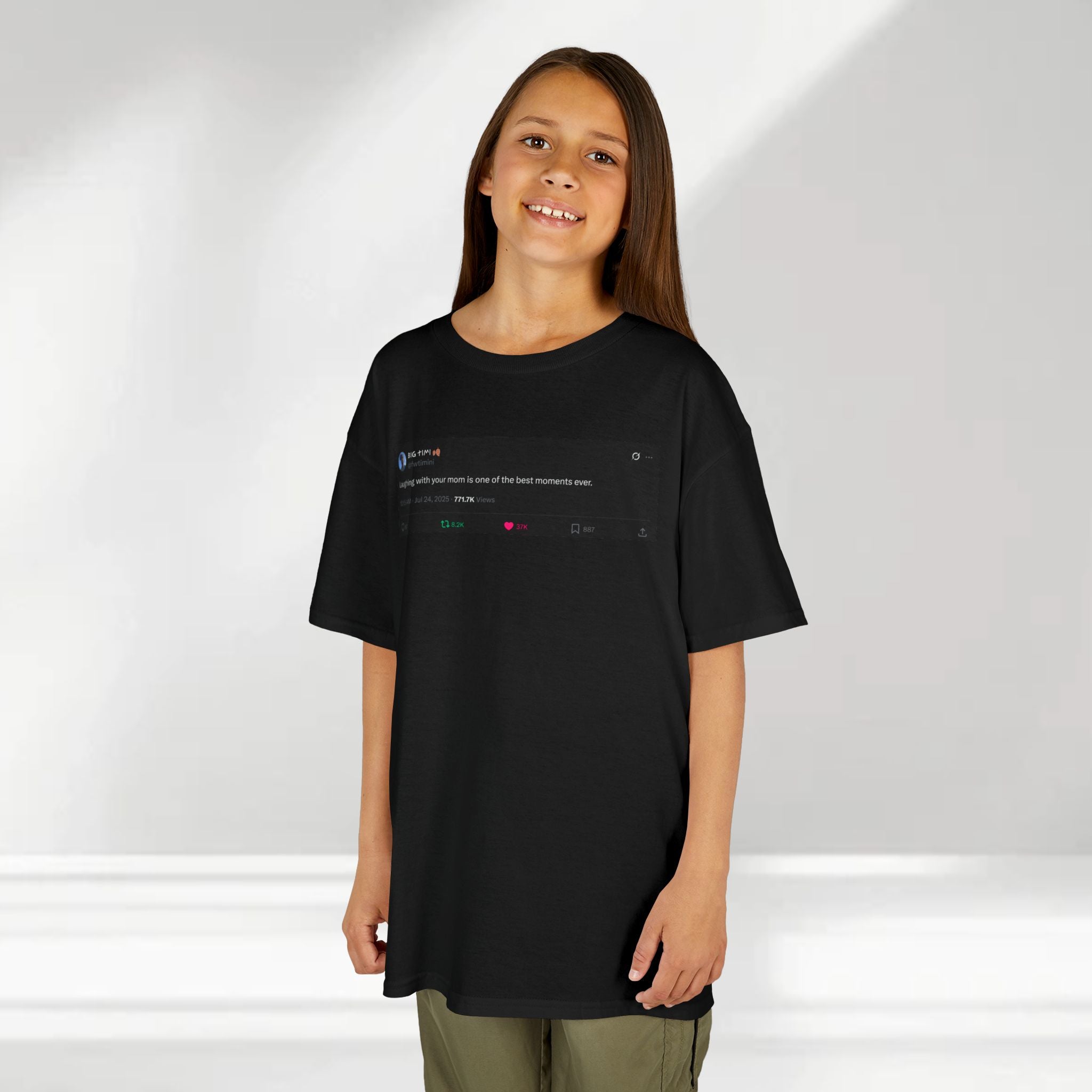 "Laughing with Mom" Kids Tee — @fwtimini