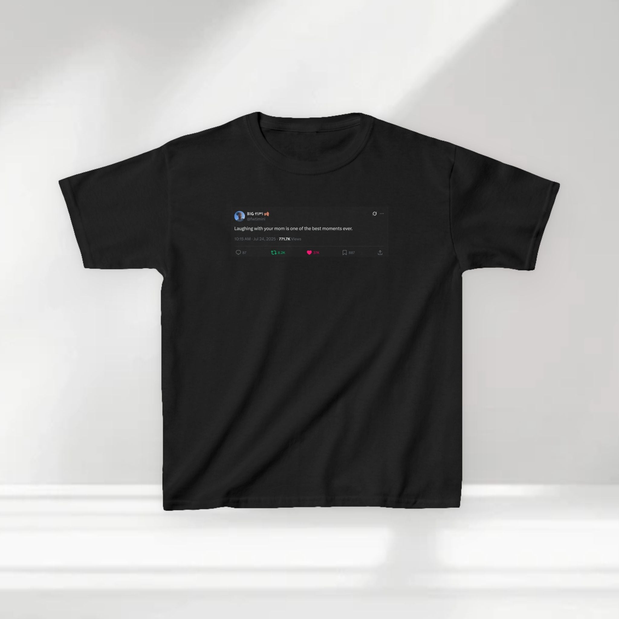 "Laughing with Mom" Kids Tee — @fwtimini