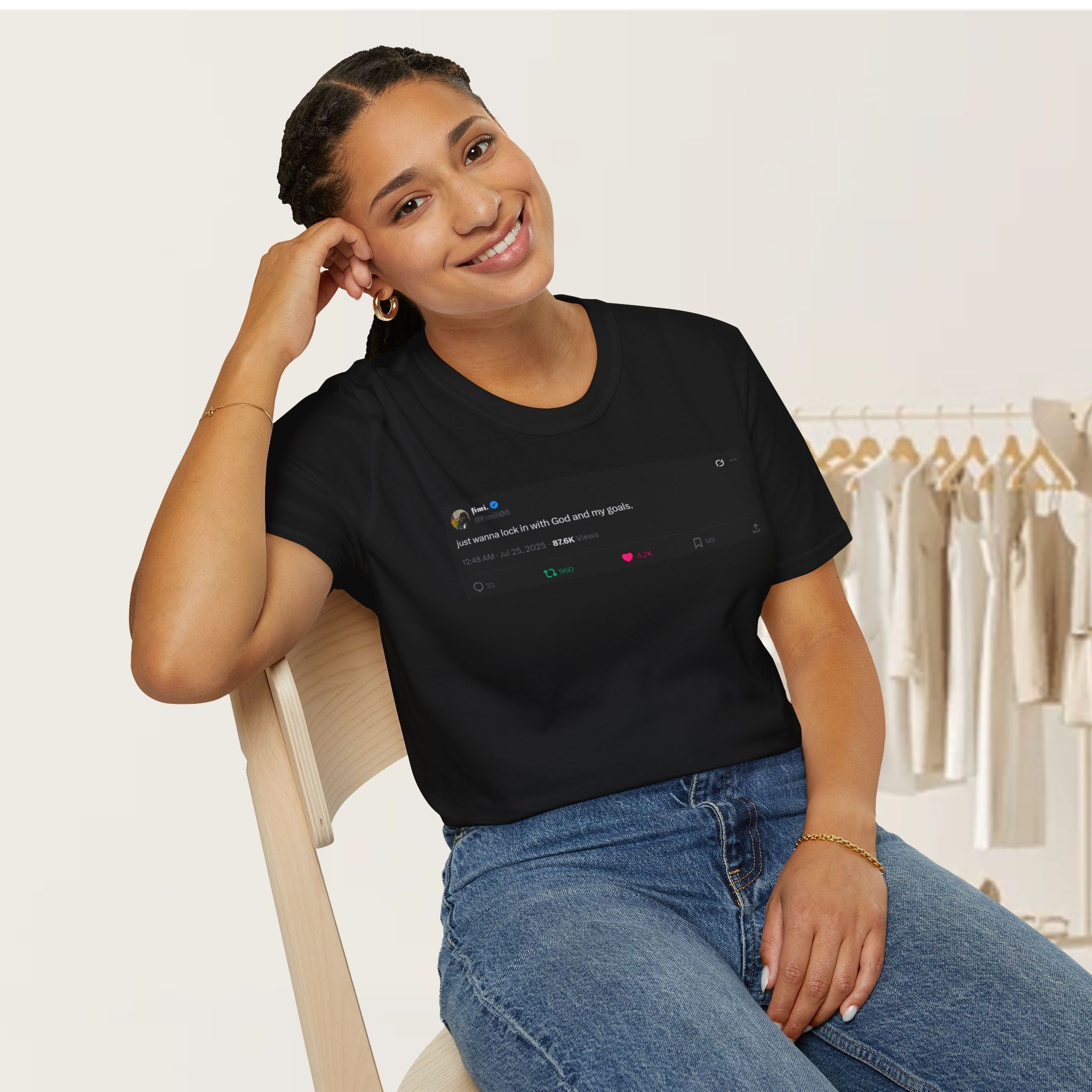 "Lock In" Tweet Tee by @Fimiii06