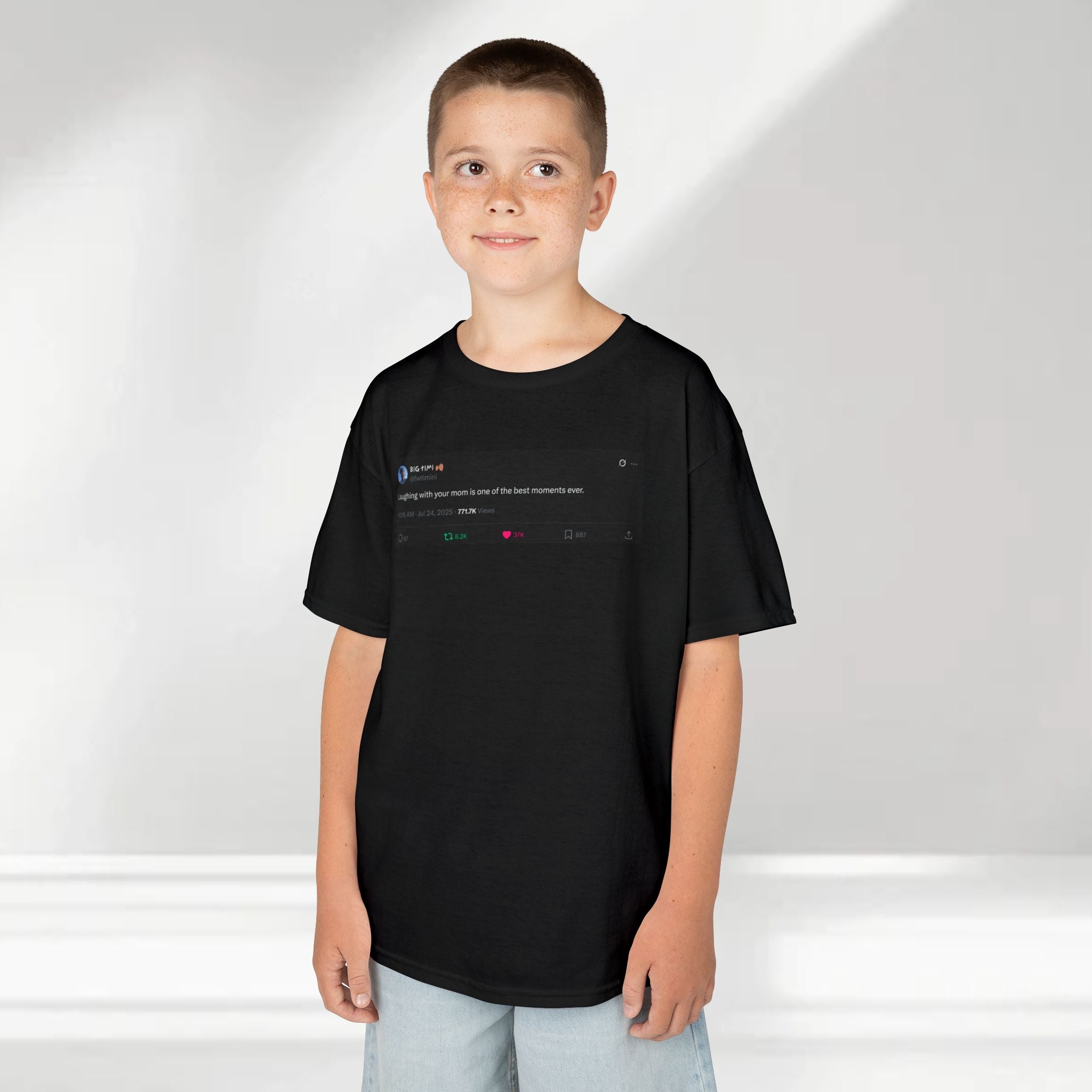 "Laughing with Mom" Kids Tee — @fwtimini