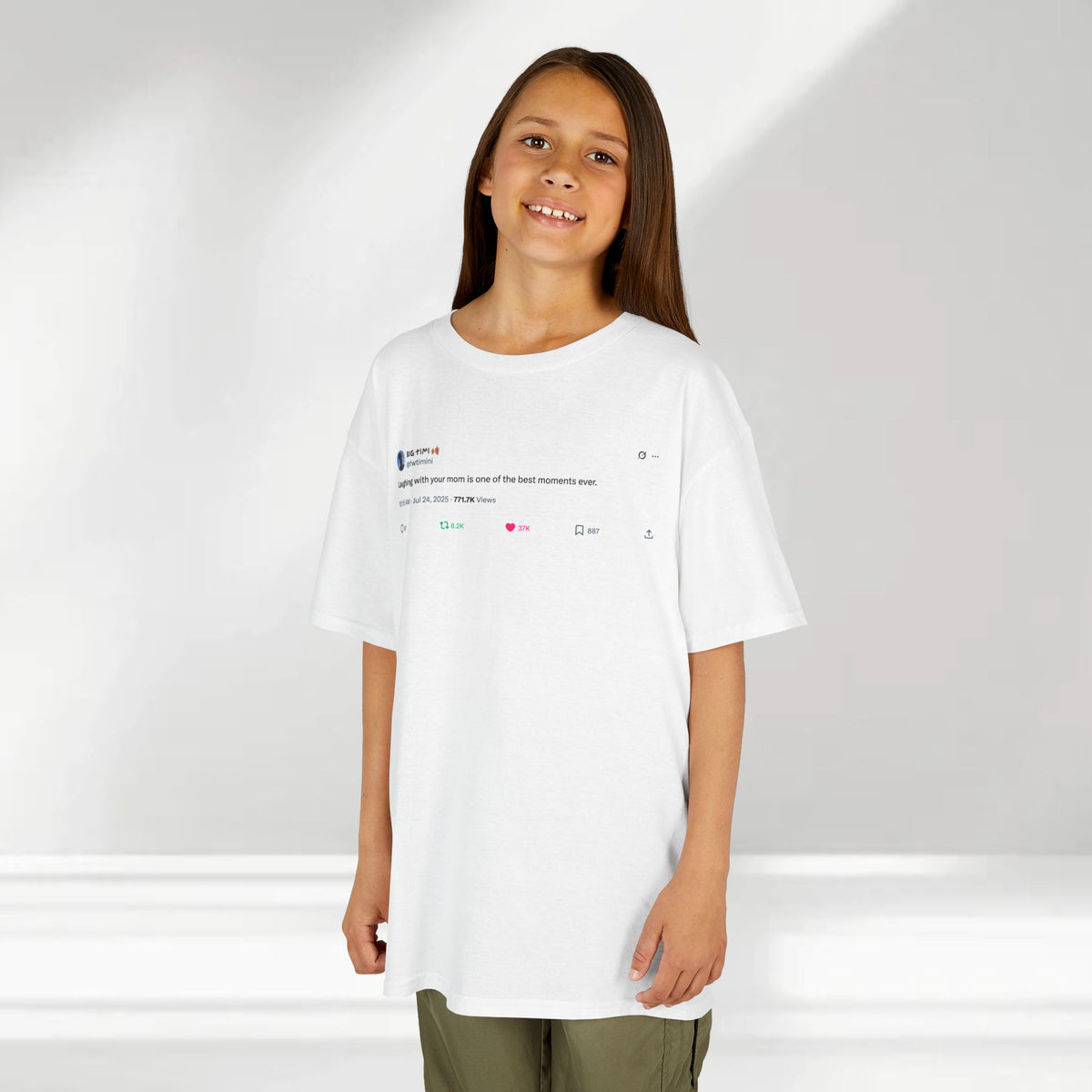 "Laughing with Mom" Kids Tee — @fwtimini