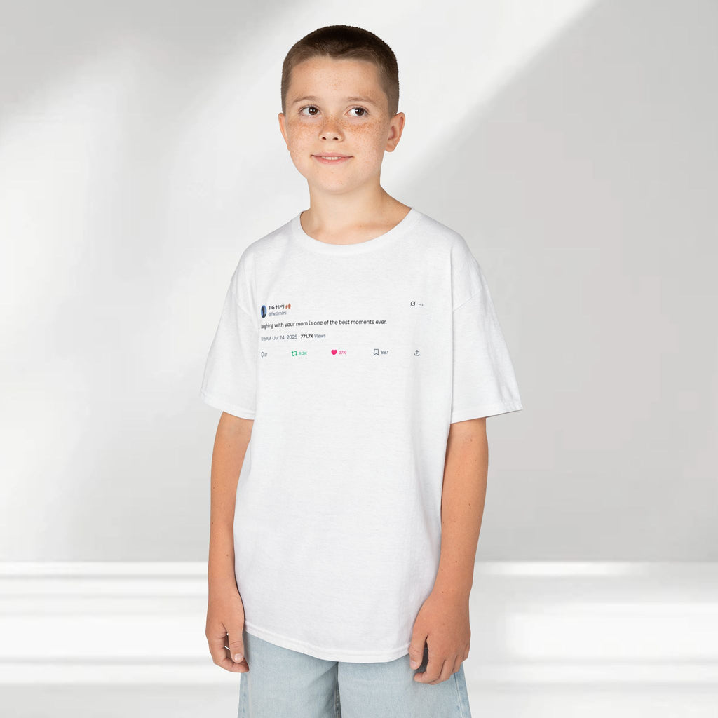 "Laughing with Mom" Kids Tee — @fwtimini