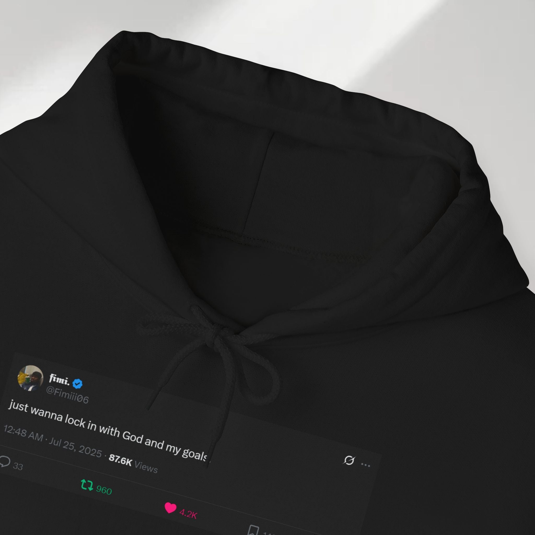 "Lock In" Tweet Hoodie by @Fimiii06
