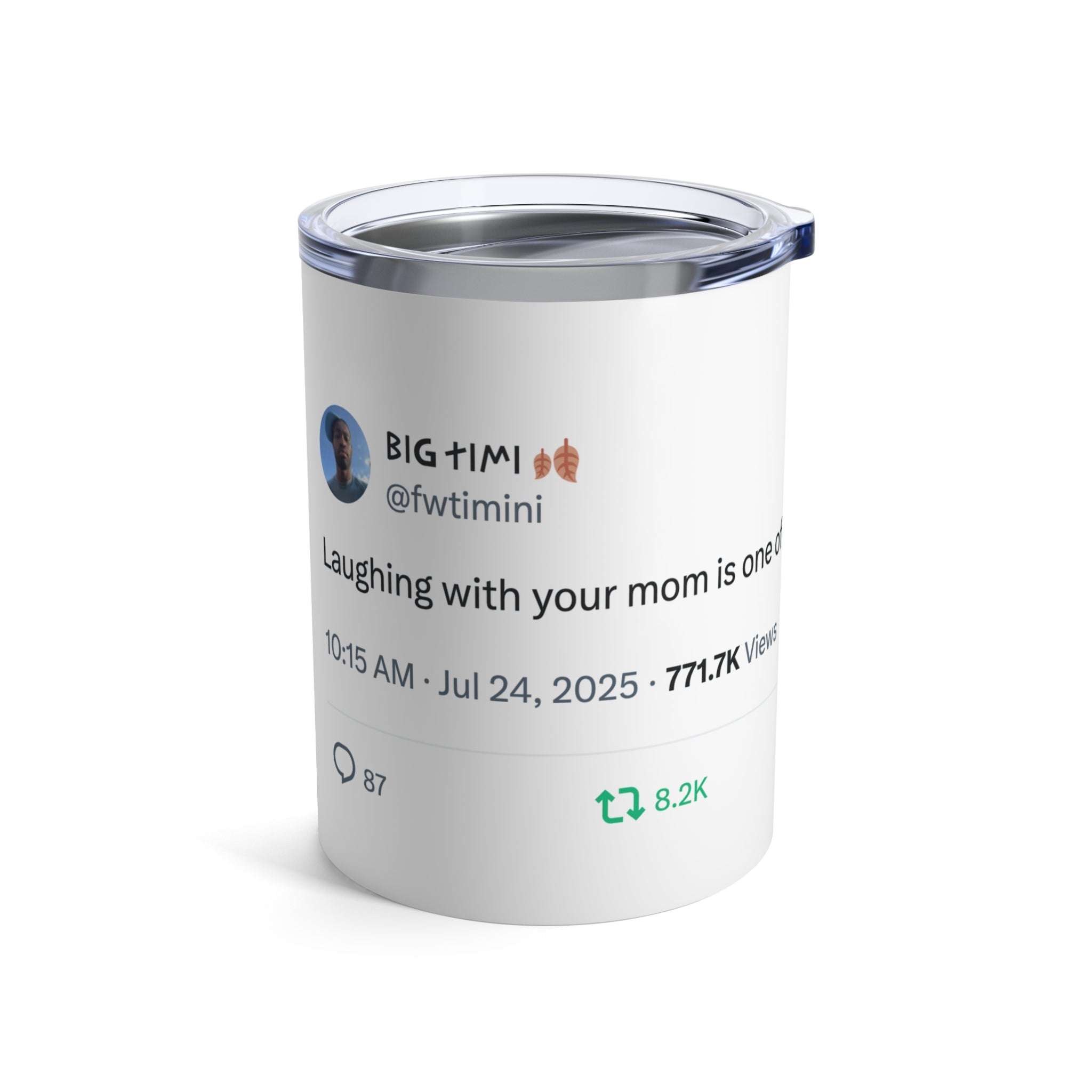 "Laughing with Your Mom" Mug – Sip & Smile