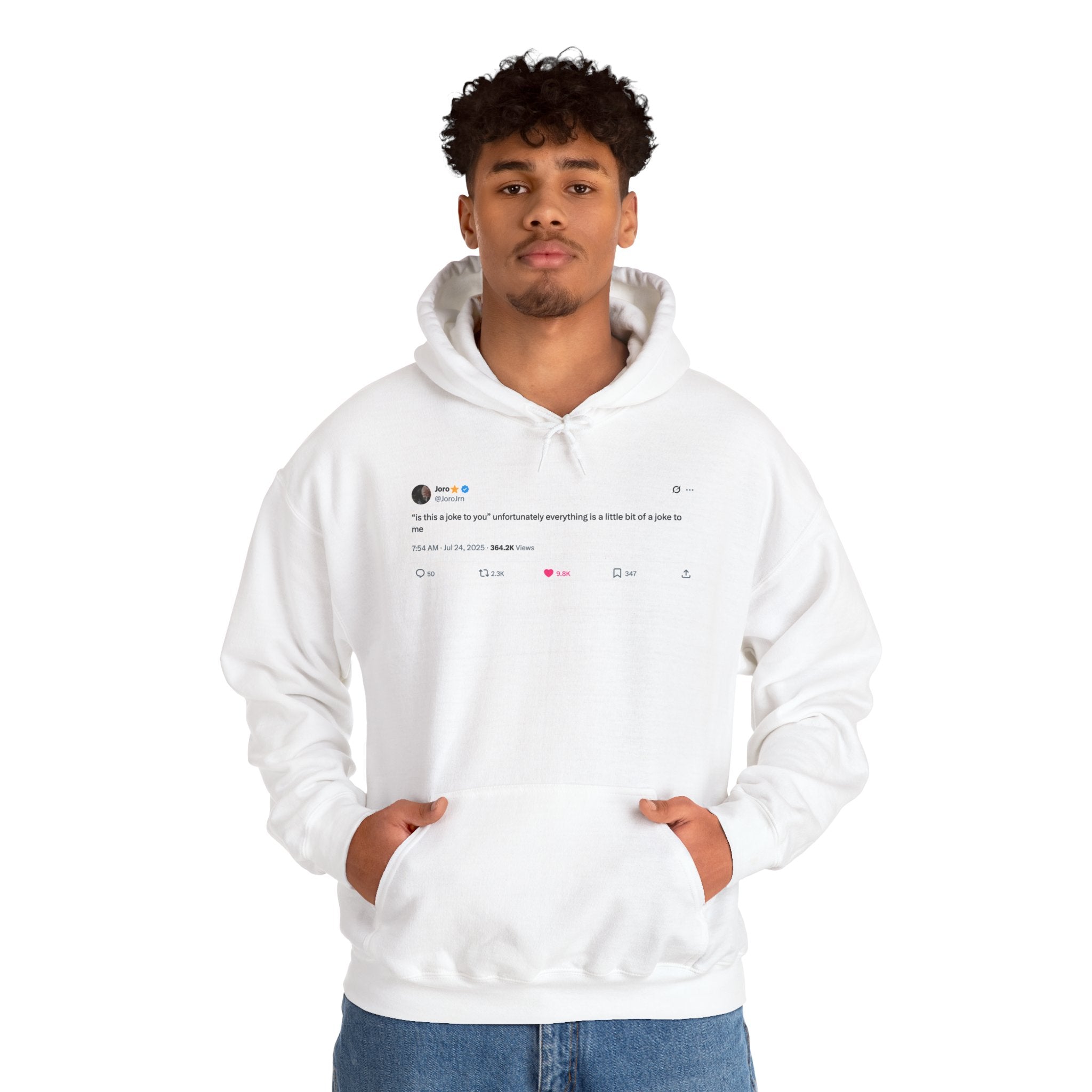 JoroJrn "Is This a Joke?" Tweet Hoodie