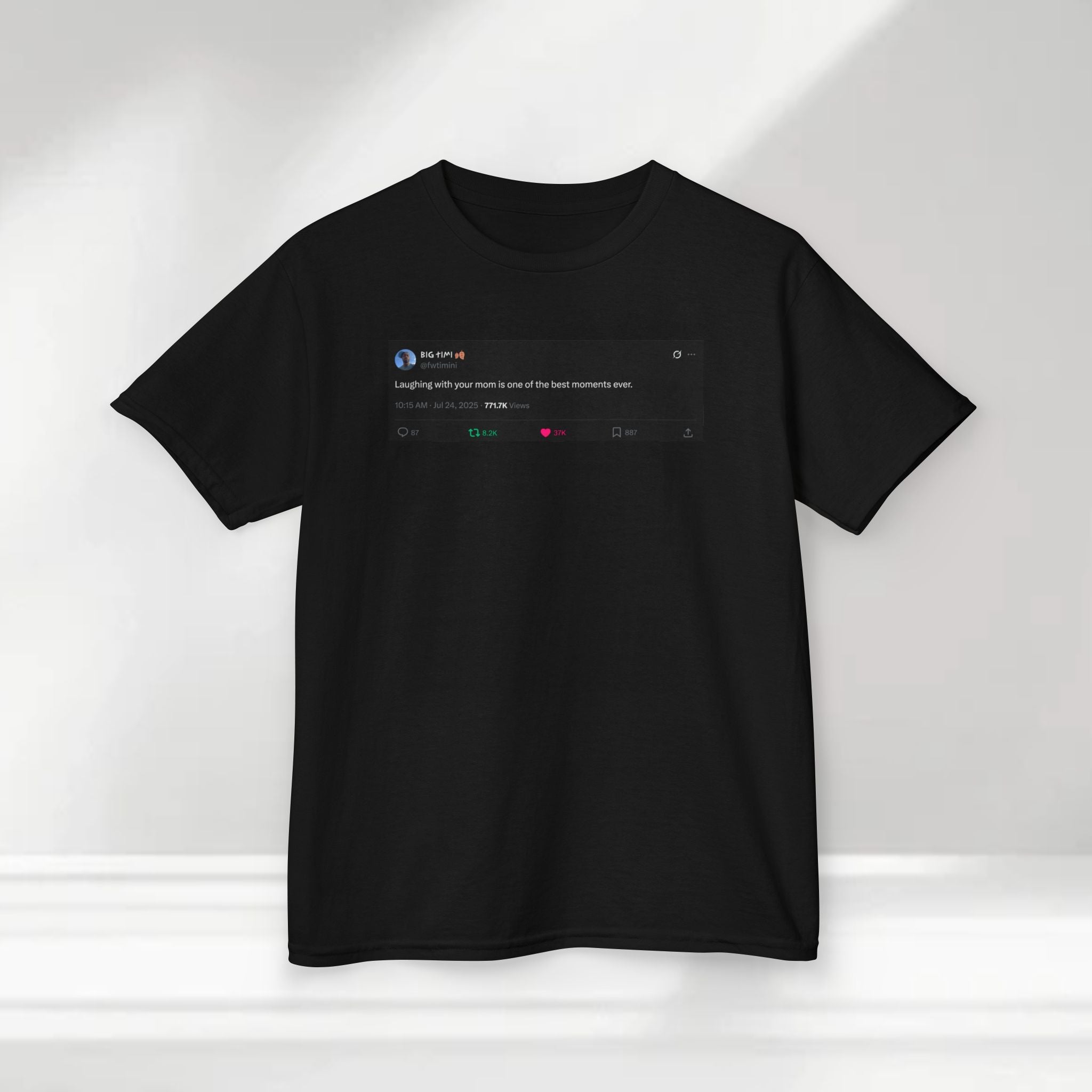 "Laughing with Mom" Kids Tee — @fwtimini