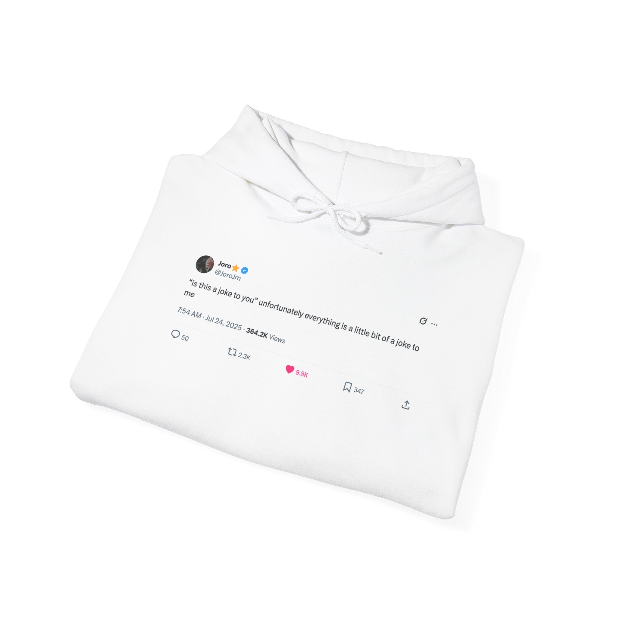 JoroJrn "Is This a Joke?" Tweet Hoodie
