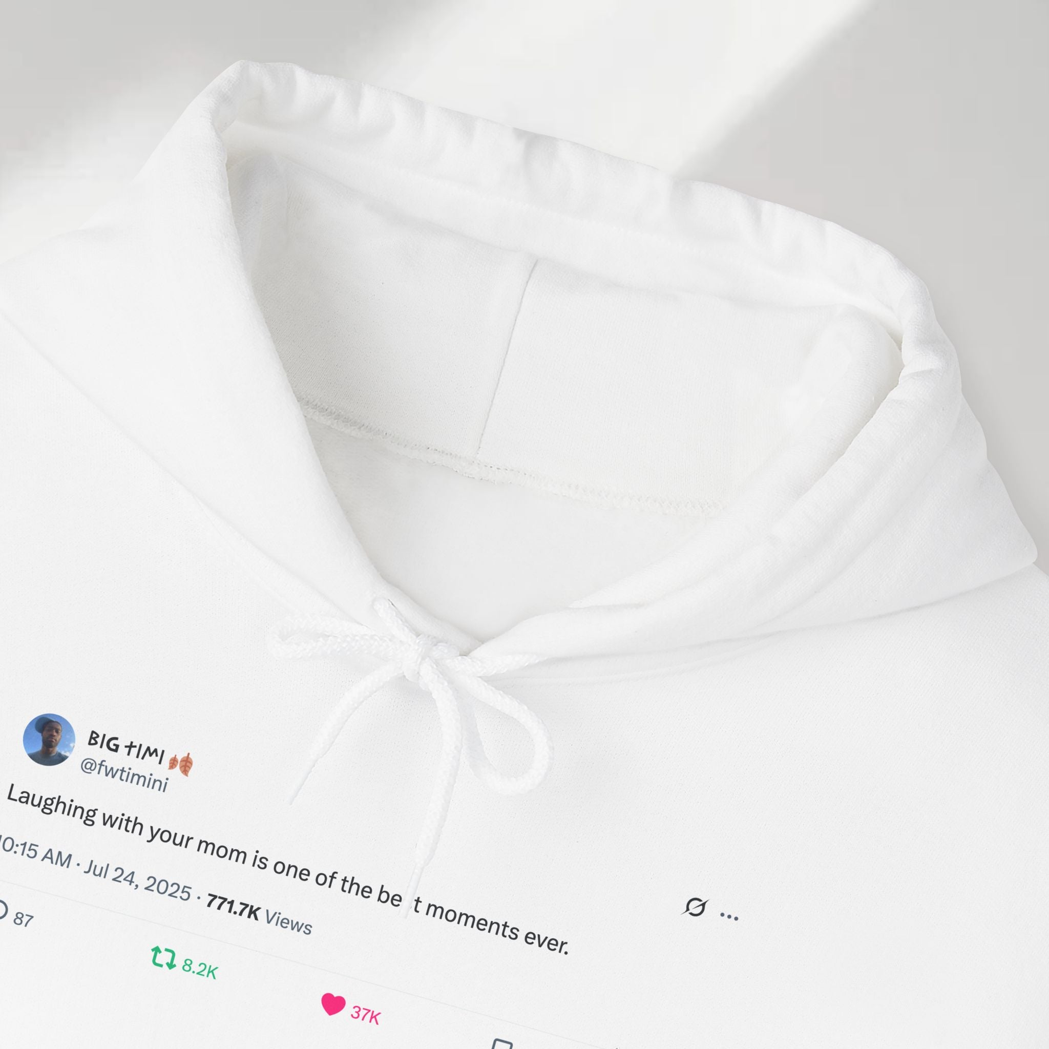 "Laughing with Your Mom" Hoodie – A Heartfelt Reminder